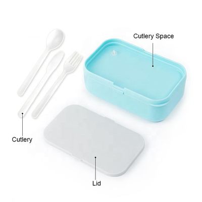 Kid School Lunchbox Insulated Lunch Box with Spoon and CLASSIC Design Plastic Container
