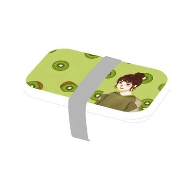 Kid School Lunchbox Insulated Lunch Box with Spoon and CLASSIC Design Plastic Container