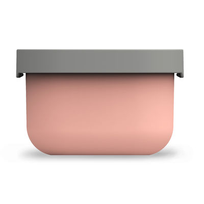 Microwavable 2 in 1  Food Grade Square Salad Bowl with Inner Tray and Sauce Jar