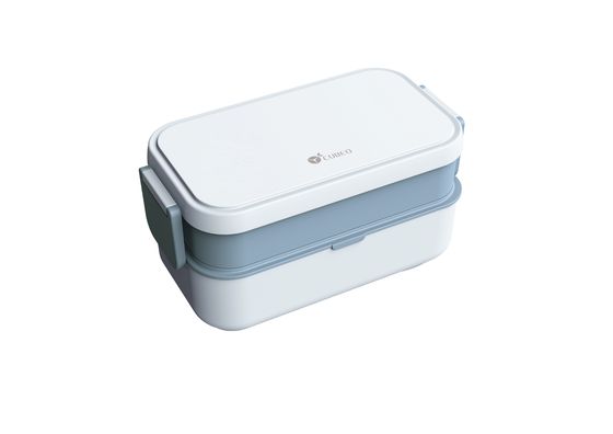 Bamboo Fiber Double Layers Nestable Eco Friendly Adult Lunch Box Gift Set