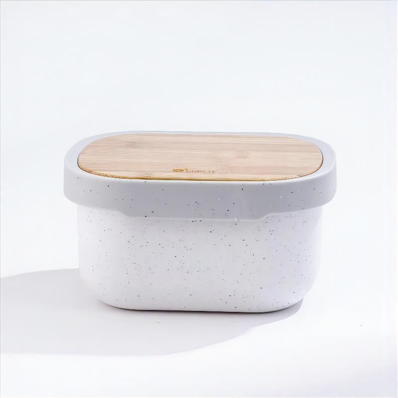 On the Go Colorful Large Capacity Plastic Customization 2 in 1 Mixing Salad Bowl